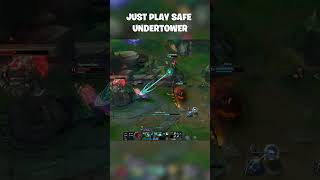 JUST PLAY SAFE UNDERTOWER 💀 pyke [upl. by Hamirak]