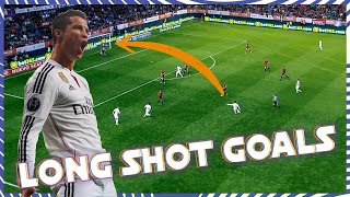 CRISTIANO RONALDOs CRAZY LONG SHOT GOALS · Real Madrid [upl. by Merat]