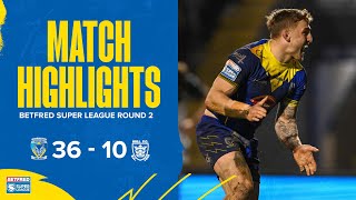 Highlights R2  Warrington Wolves v Hull FC [upl. by Asa910]