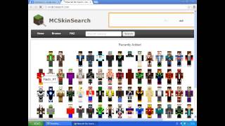 Mcskinsearch tutorial su come avere skin avendo minecraft sp [upl. by Inot505]