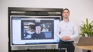 Demo automatic switching with the ClickShare Conference CX50 2nd generation [upl. by Nirtiak]