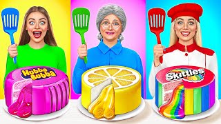 Me vs Grandma Cooking Challenge  Edible Battle by Multi DO Smile [upl. by Eenert]