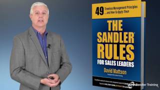 The Sandler Rules for Sales Leaders Introduction [upl. by Eatnuahc]