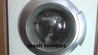 Siemens Serie IQ 1430 washing machine  Silk Anti crease Full Cycle [upl. by Lempres]