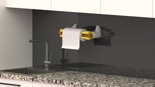 kitchen roll holder Installation [upl. by Bank]