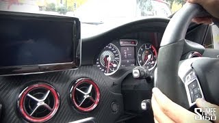 Mercedes A45 AMG Onboard Ride  Accelerations and Tunnels [upl. by Liuka262]