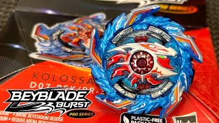 Pro Series Is IMPOSSIBLE TO FIND  Kolossal Helios Zone 1B Pro Series Unboxing  Beyblade Burst [upl. by Drofkcor]