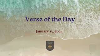 Bible Verse of the Day  January 13 2024 dailybibleverses verseoftheday bible [upl. by Aihppa]