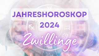 Jahreshoroskop 2024 für das Sternzeichen Zwillinge [upl. by Linell343]