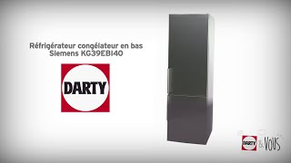 Réfrigérateurcongélateur Siemens KG39EBI40  démonstration Darty [upl. by Novj]