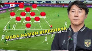 Muda Namun Berbahaya  Inilah Starting Lineup Timnas Indonesia di ASEAN Cup 2024 [upl. by Marnia]