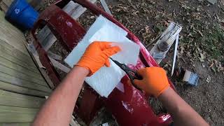 Fiberglass and resin repair kit demonstration [upl. by Egoreg]