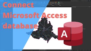 Connect to a Microsoft Access database mdb in ArcGIS Pro [upl. by Yrmac]