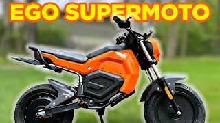 EGO Mini Bike Supermoto Conversion and Tire Install with Detroit Moped Works [upl. by Macintosh]