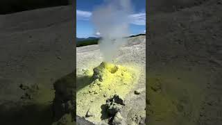 Kunashir The Mendeleev volcano and its fumaroles Cape Columnar Russia [upl. by Aramahs]