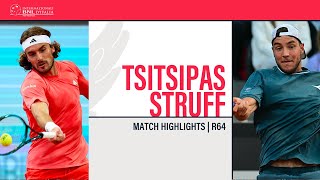 Stefanos Tsitsipas  JanLennard Struff  ROME R64  Match Highlights IBI24 [upl. by Boj]