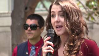 Brittany Pettibone speaking clips at Battle of Berkeley 3 [upl. by Mari543]