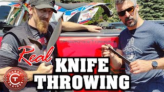 Real Knife Throwing with a World Champion  Episode 75 [upl. by Konstanze]