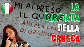 Lingua Italiana  La Crociata della Crusca  errori ortografici [upl. by Xymenes]