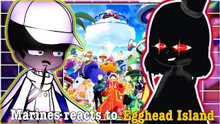 Marines reacts to Egghead Island  1  One Piece [upl. by Emylee504]