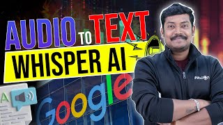 Audio to Text project on Google colab  WHISPER AI [upl. by Tegan]