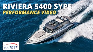 Riviera 5400 Sport Yacht Platinum Edition 2022  Test Video by BoatTESTcom [upl. by Eenolem]