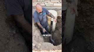 Back Water Valve and Crushed Sewer Line Repair in Phoenix [upl. by Pattison453]