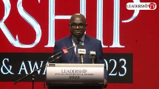 Full speech by the Keynote Speaker Prof Kingsley Moghalu at the LEADERSHIP Conference amp Awards 2023 [upl. by Ludeman]