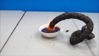 NTCU SciGame Lab Fire Snake 白糖變黑蛇 [upl. by Anhej752]