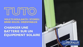 Changer une batterie sur un équipement solaire [upl. by Notpmah]