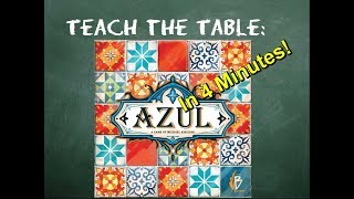 How to play Azul in 4 Minutes [upl. by Betthezel705]