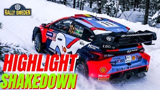 SHAKEDOWN RALLY SWEDEN 2024  WORLD RALLY CHAMPIONS [upl. by Vallo]