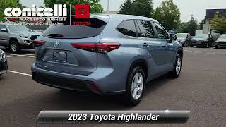 Used 2023 Toyota Highlander LE Conshohocken PA TR25112 [upl. by Griffin]