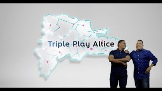 Altice Dominicana  ¡Triple Play Altice arropa al país [upl. by Nahtanod]