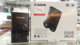 Canon IXUS 285 Hs  202 megapixels CMOS sensor  12x Optical Zoom  WiFi amp NFC Unboxing Overview [upl. by Ahsinyar]