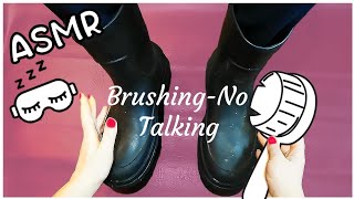 Intense ASMR Wellies brushing shoeshine asmrsounds [upl. by Ahsieyn]