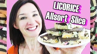 Licorice Allsort Candy Slice Cooking Recipe [upl. by Samuel317]