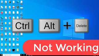 Ctrl Alt Del not Working on Windows 10 Fix [upl. by Alisan]