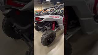 2024 CANAM Maverick X3 DS Turbo Fiery Red amp Hyper Silver WALK AROUND [upl. by Drandell]