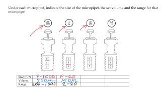 Micropipette reading and setting quiz [upl. by Esch]