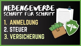 NEBENBEI SELBSTSTÄNDIG  Die ultimative Anleitung zum Gründen im Nebengewerbe [upl. by Jung149]