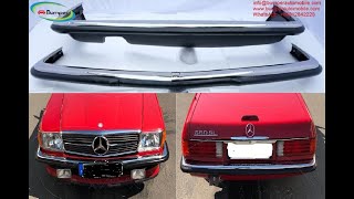 Mercedes R107 C107 SL SLC EU Bumpers full set new [upl. by Nednarb10]