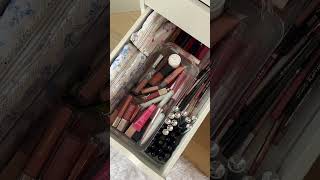 makeup vanity tour 🩰🎀 makeup vanity desksetup [upl. by Evin]