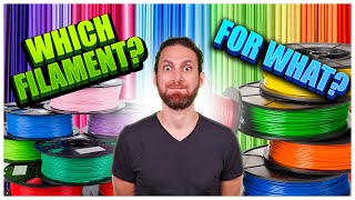 The 5 Filament Types You Need to Know And What Theyre Good For [upl. by Noneek]