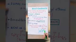 Benzoin Condesation reaction of benzal For 12thNEET JEE [upl. by Anehta]