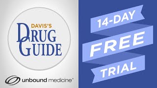 Free Daviss Drug Guide Trial  Powered by Unbound Medicine [upl. by Abbotsun201]