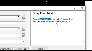 Snap Pour Point Tool ArcGIS [upl. by Aleahs]