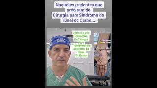 Operou a Síndrome do Túnel do Carpo como é que é o pós operatório [upl. by Brigid]