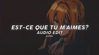 estce que tu maimes sped up  maître gims edit audio [upl. by Hellman438]