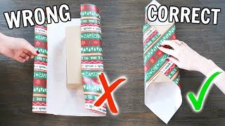 LifeChanging Gift Wrapping Hacks [upl. by Ansev]